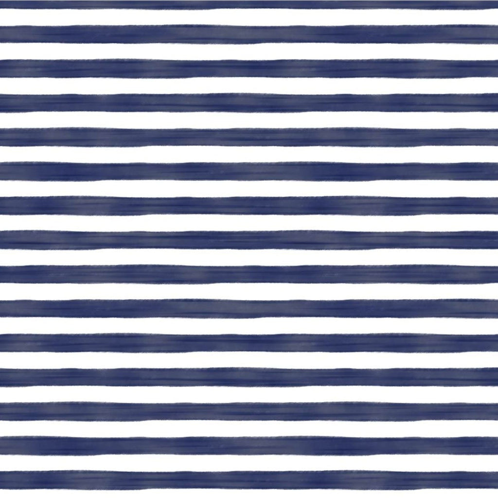 Landon Stripe II  Print Long Sleeve Mock Neck Top – 10164